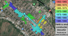 Harta Constanța cu anul construcției blocurilor - Harta Blocuri .ro